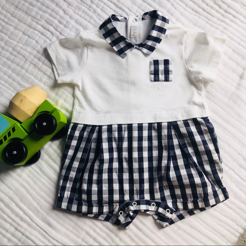 IL Gufo Romper. 0-3 months.